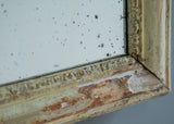 Late 19th Century French Distressed Gilt Mirror