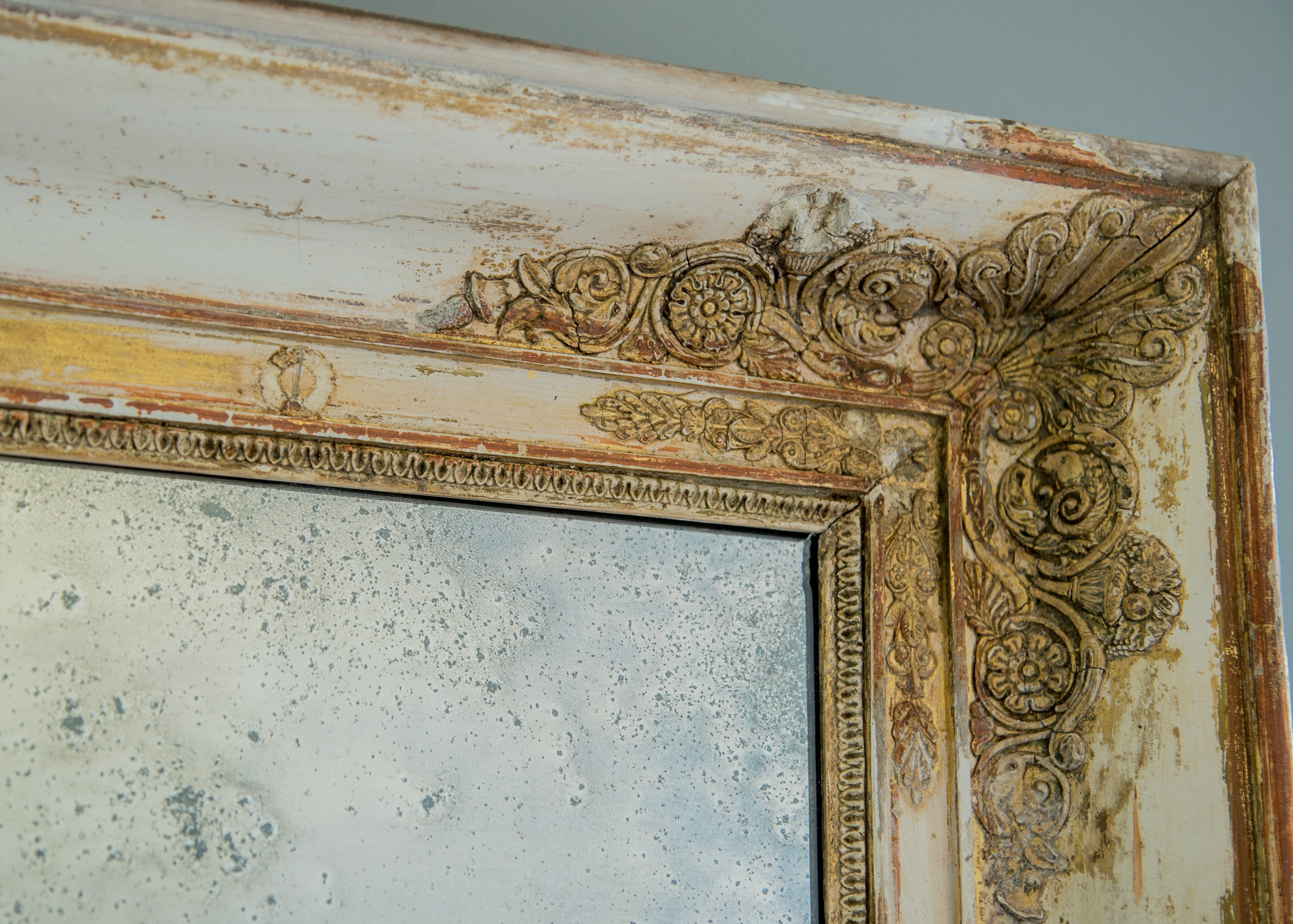 French Gilt & Gesso Mirror SOLD