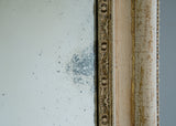French Distressed Gilt & Gesso Mirror