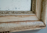 French Distressed Gilt & Gesso Mirror