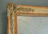 Late 19th Century French Mirror with Original Gilt & Gesso Surface