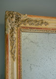 Late 19th Century French Mirror with Original Gilt & Gesso Surface