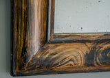 French Wood Grain Painted Mirror