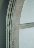 Painted Arched Topped Window Mirror