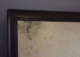 English Black Japanned Mirror - SOLD