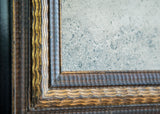 English Carved Gilt & Ebonised Mirror - SOLD