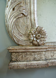 Italian Carved Silver Gilt Mirror