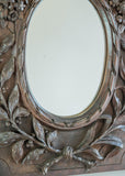 English Carved Oak Mirror - SOLD