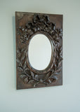 English Carved Oak Mirror - SOLD