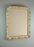 Late 19th Century French Gilt & Gesso Laurel Leaf Mirror