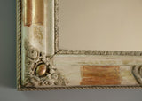 Late 19th Century French Gilt & Gesso Laurel Leaf Mirror