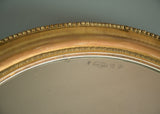 French Gilt Oval Mirror
