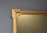Early 20th Century English Gilt Overmantel Mirror