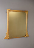 Early 20th Century English Gilt Overmantel Mirror
