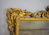 Crested Gold Gilt Mirror