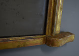 Late 19th Century Gilt English Overmantel Mirror