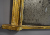 Mid 19th Century Gilt English Overmantel Mirror