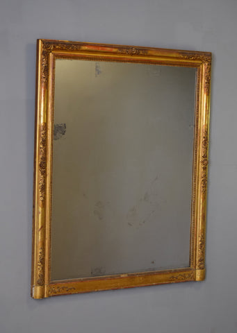 French Gilt Overmantel Mirror - SOLD