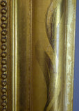 Late 19th Century Gilt Crested Mirror