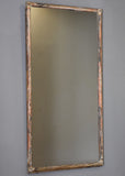 Late 19th Century Distressed French Painted Bistro Mirror