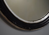 Mid 19th Century French Ebonised Oval Mirror