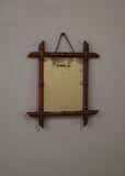 Faux Bamboo French Mirror