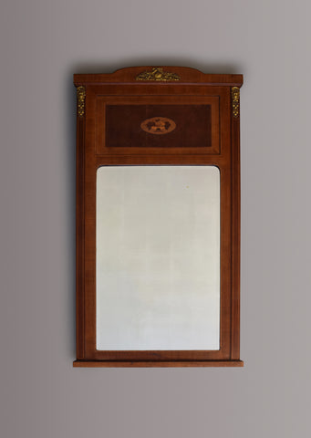 French Marquetry Mirror