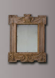 Carved Bleached Oak Mirror