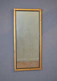 Late 19th Century English Gilt Mirror with Ebonised Slip