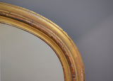 Mid 19th Century English Gold Overmantel Mirror