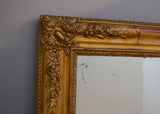 Mid 19th Century Worn Bronze French Gilt Mirror