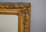 Mid 19th Century Worn Bronze French Gilt Mirror