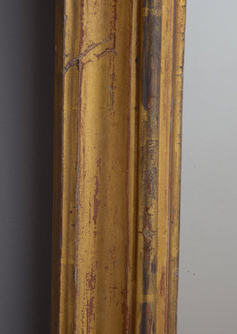 Late 19th Century English Gilt Overmantel Mirror