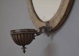 Oval Arts and Crafts Mirror