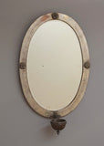 Oval Arts and Crafts Mirror