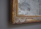 French Mid 19th Century Gilt & Gesso Mirror