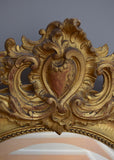 Gold Gilt Crested Mirror