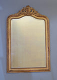 Gold Gilt Crested Mirror