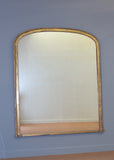 Early 19th Century English Gold Gilt over Taupe Bole Overmantel Mirror