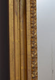 Gilt Mirror with Brass Base