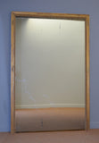 Gilt Mirror with Brass Base