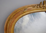 Late 19th Century French Crested Gilt Mirror