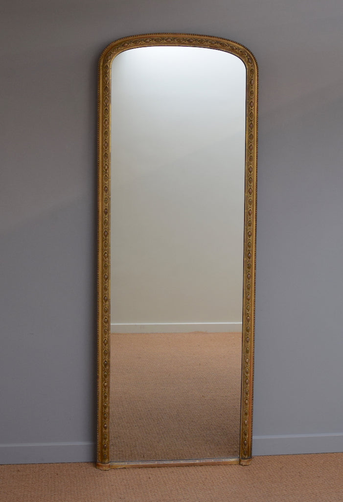 English Gilt Dressing Mirror