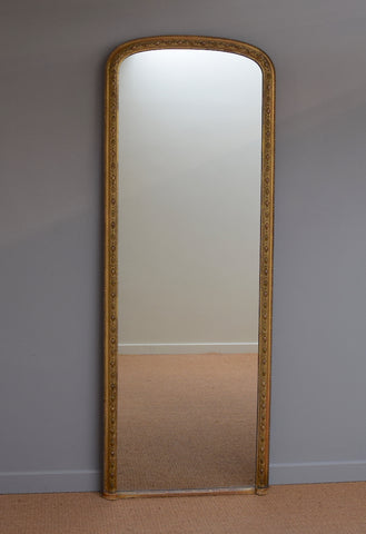 Late 19th Century English Gilt Dressing Mirror