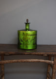 Vintage Emerald Demijohn Lamp