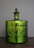 Vintage Emerald Demijohn Lamp