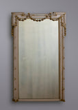 Large French Partial Gilt Mirror