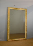 Large Distressed French Mirror