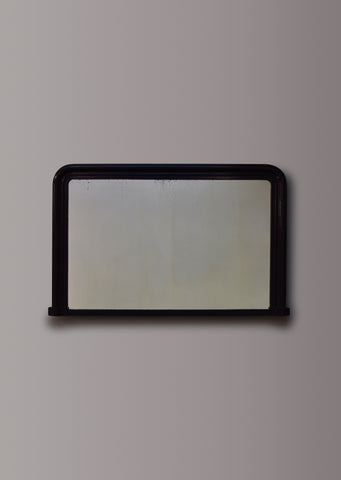 Ebonised Overmantel Mirror