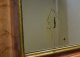 French Painted & Gilt Mirror